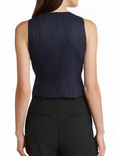 The Valley Season 02 Michelle Navy Pinstriped Vest